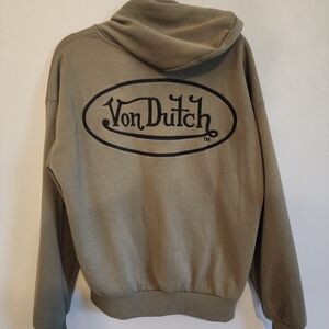 Von Dutch Olive Green Hoodie